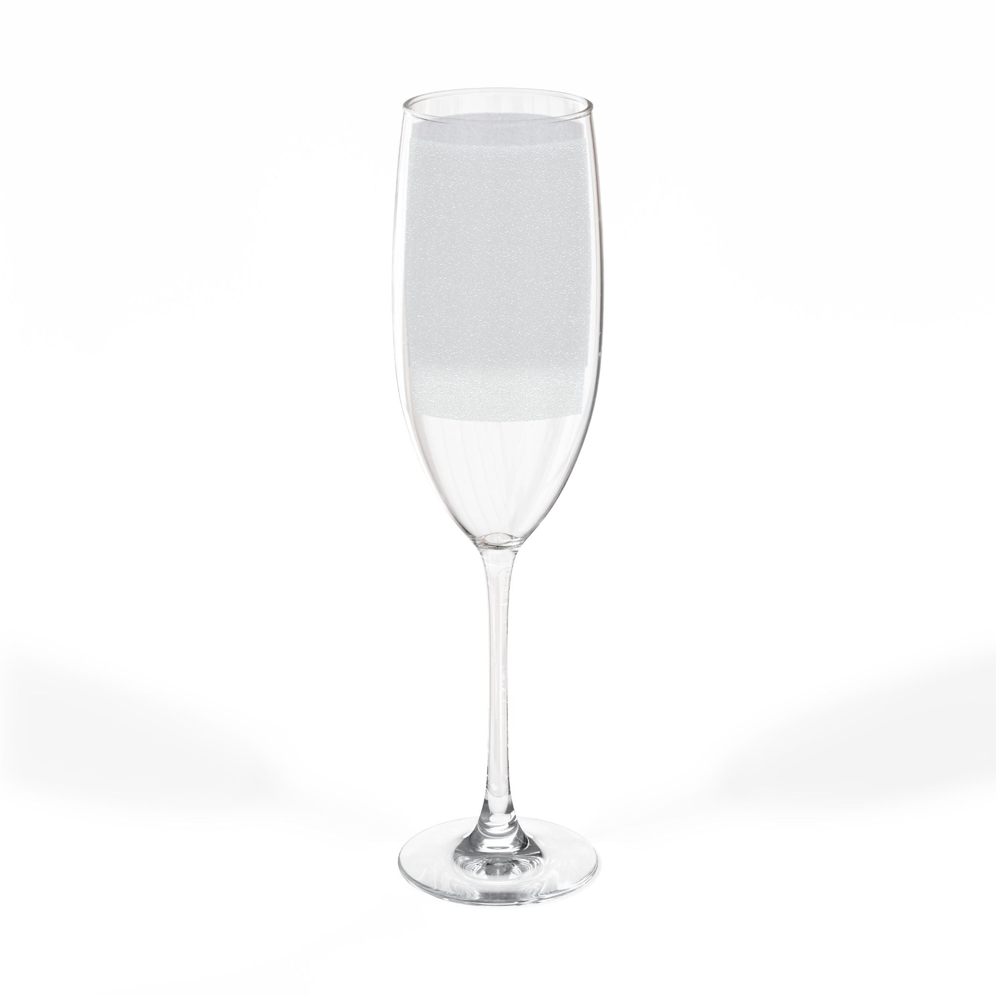 Engravable Champagne Flute 8oz | Personalized Etched Glass