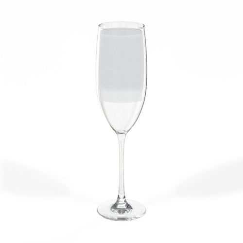 Engravable Champagne Flute 8oz | Personalized Etched Glass