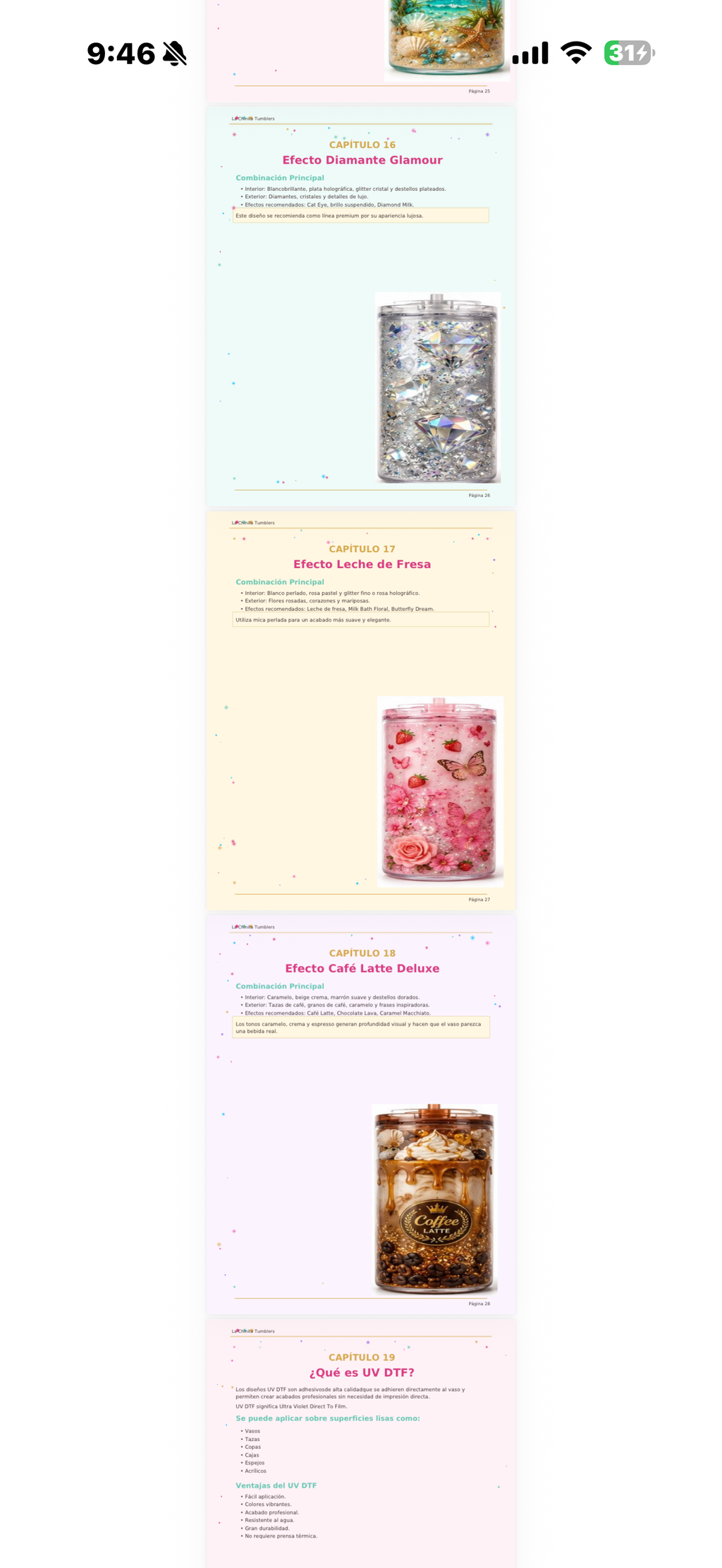 Guía para Vasos Snow Globe PDF | Tutorial Completo | Negocio de Vasos Personalizados | Manual Digital para Emprendedores.